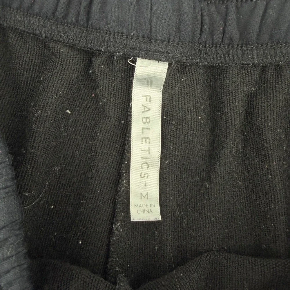 Fabletics Shorts Womens Medium Black Drawstring Athletic Lounge‎ Pockets